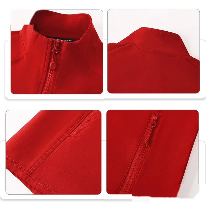 Customized jacket sports coat casual windproof and splash-proof outdoor thick jacket coat male detail