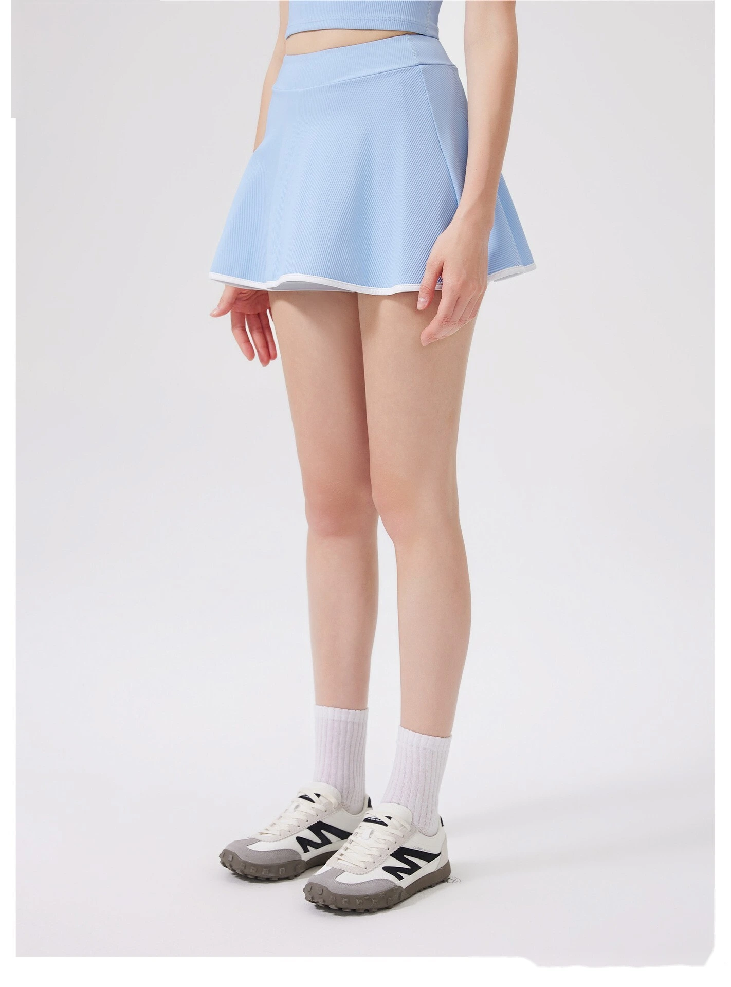 Customized quick-drying sports short skirt sports fitness yoga A-shaped short skirt sports tennis skirt detail