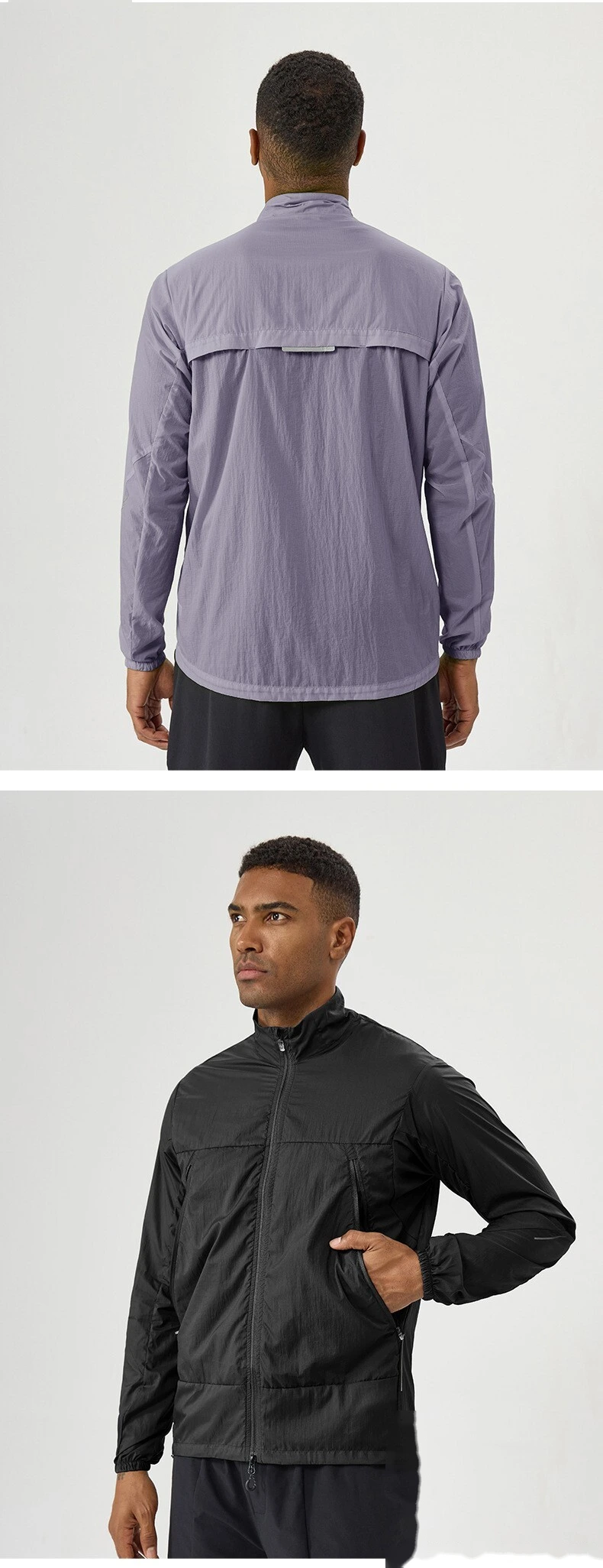 Customizable Men's UV Protection Jacket | Light & Breathable, Quick-Dry, Ideal for Outdoor Sports detail