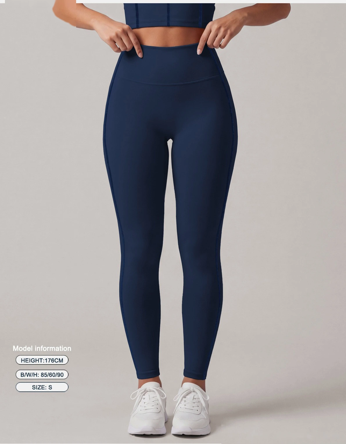 Women High Intensity Sports Outfit, Shockproof Tank Bra + High Waist Slim Training Pants Quick Dry Yoga Set detail