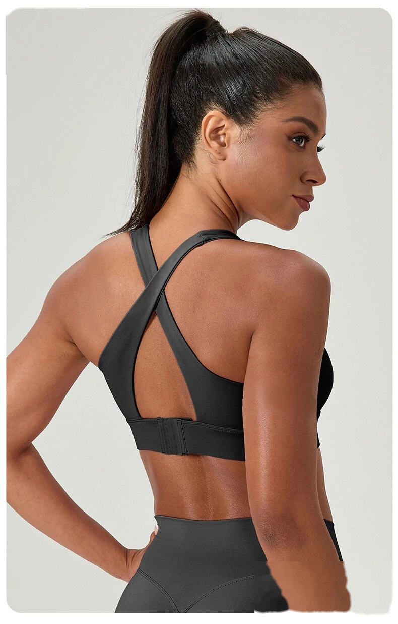 Custom EU/US Style Yoga Bra | Removable Pads, Quick-Dry, Buckle Design, Shockproof for Running & Fitness detail