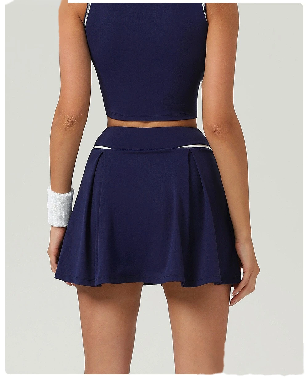 Pleated Skirt Quick-drying Tennis Skirt High Waist Exercise Skirt Short Skirt Quick-drying Tennis Skirt Lady detail
