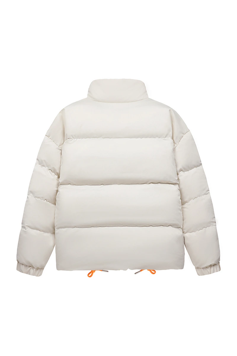 Customize winter men's and women's fashion warm windproof cotton-padded down jacket. detail