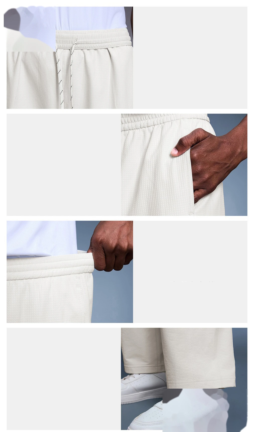 Custom autumn and winter warm casual pants loose straight pants Joker sports pants women detail
