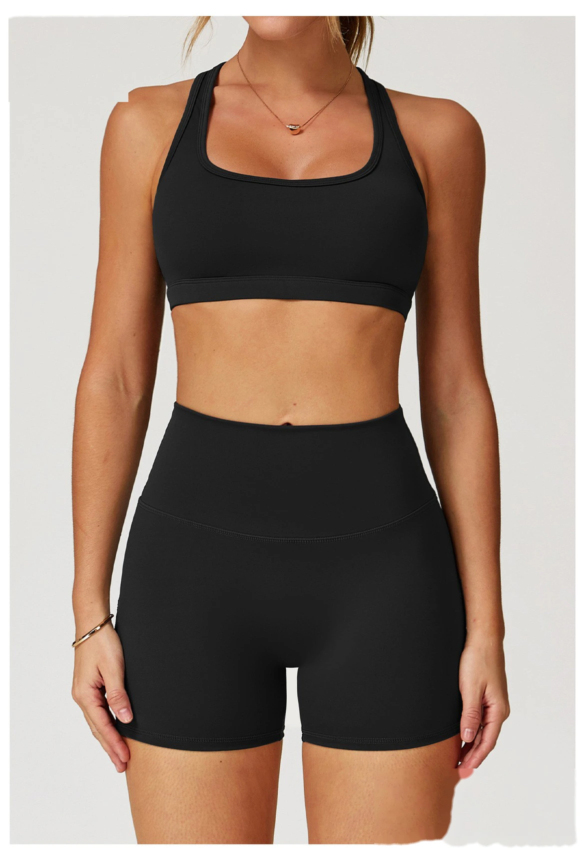 Customized beauty back yoga bra quick-drying sports bra running fitness bra detail