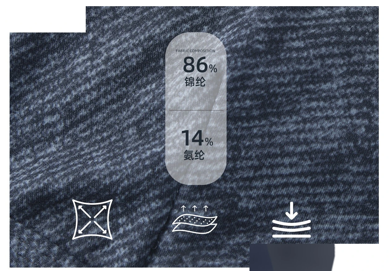 Custom Denim-Style Women's Plus Size Yoga Set - High-Waist Butt-Lifting Tight Running Fitness Pants detail
