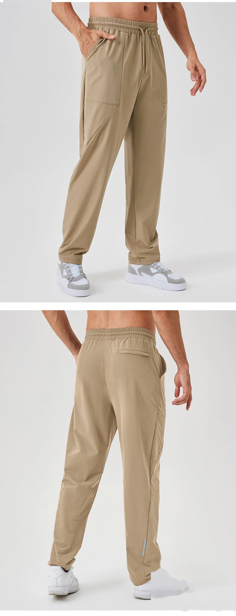 Customized men's outdoor breathable quick-drying loose leisure sports pants hiking hiking pants From China detail