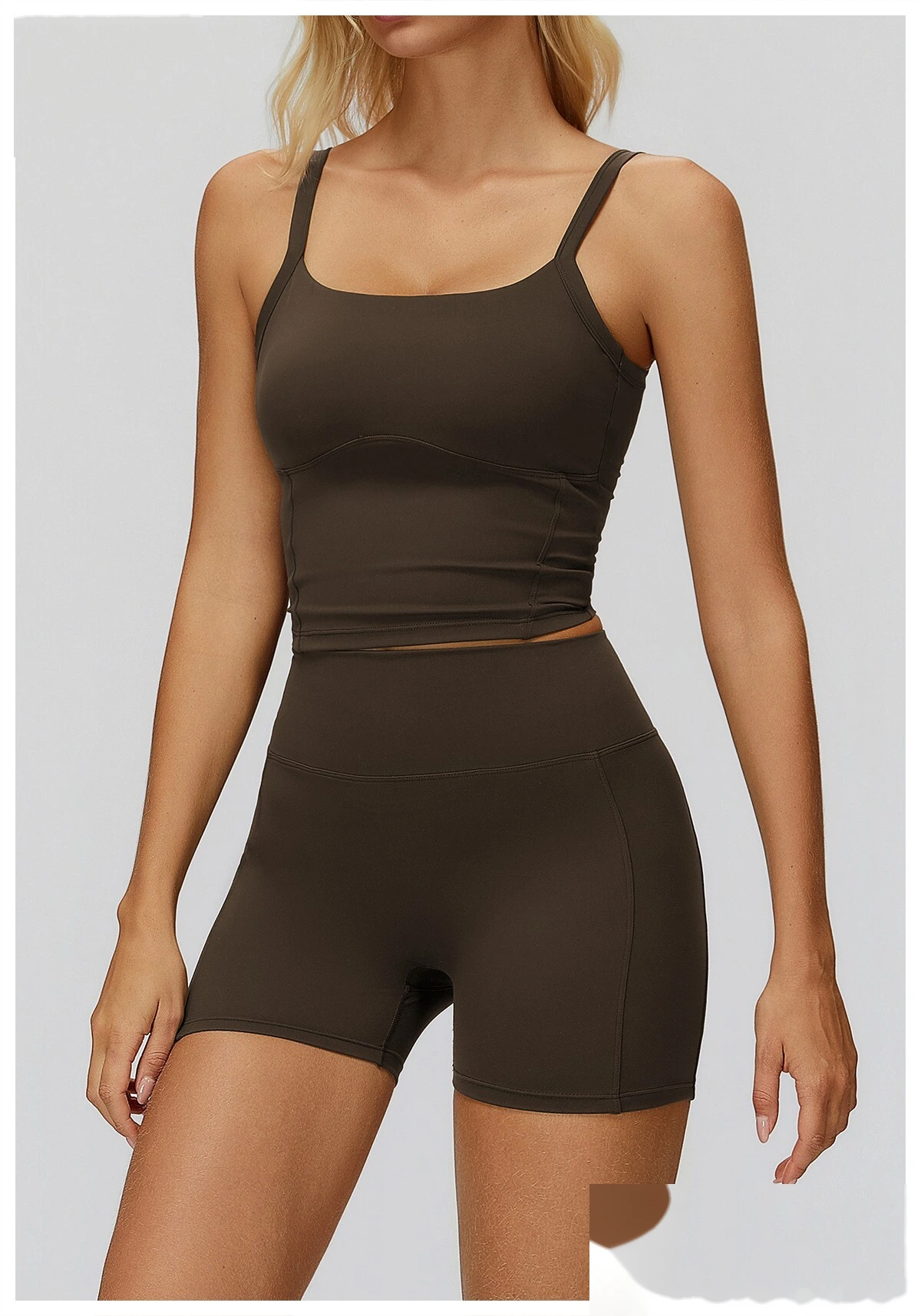Customizable Yoga Vest for Women | Minimalist Style, Beauty Back Double Straps, Suitable for Sports & Running detail