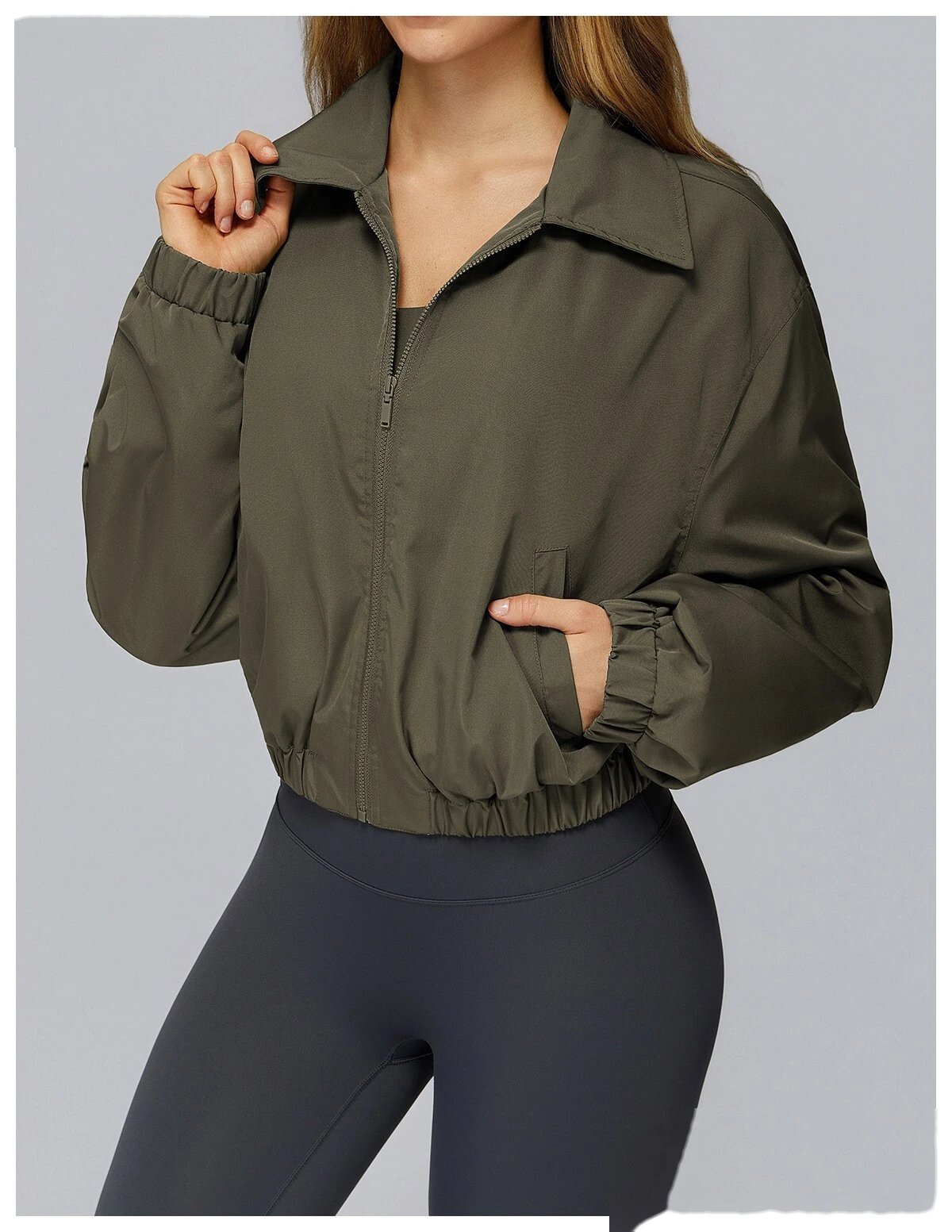 Custom winter coat windproof warm sports coat outdoor mountaineering running coat detail
