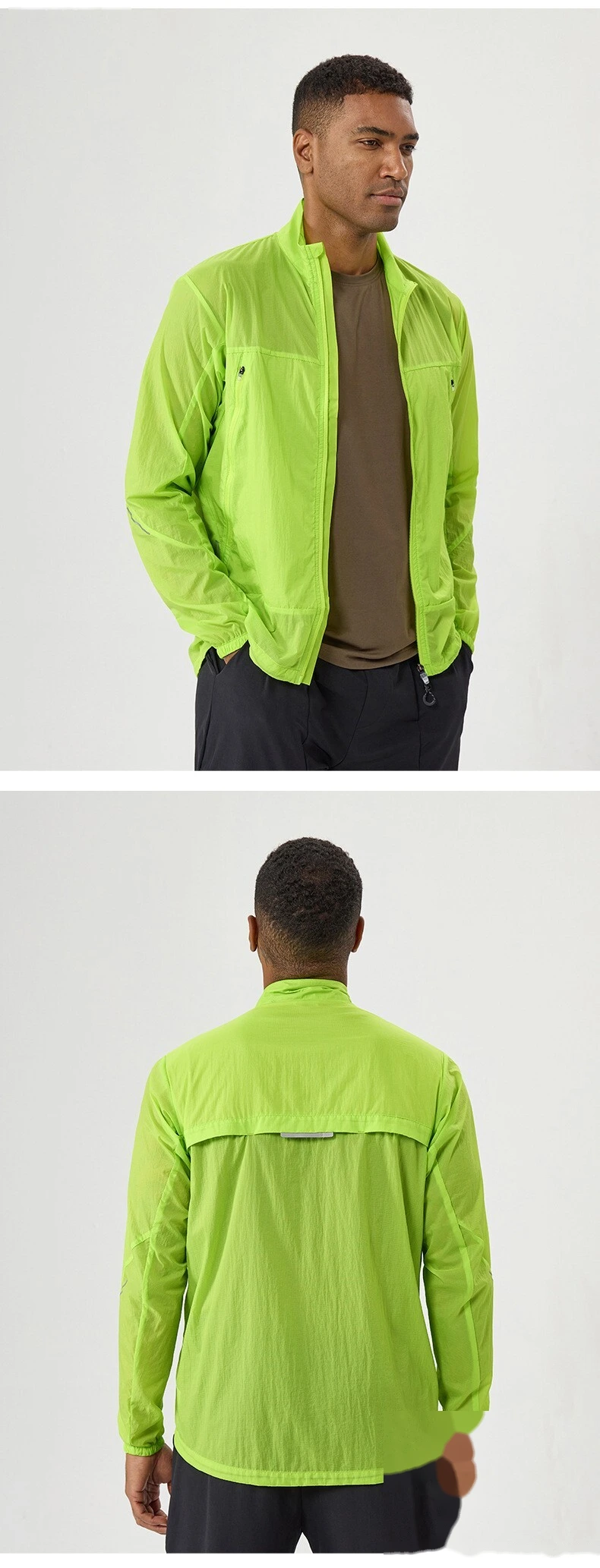 Customizable Men's UV Protection Jacket | Light & Breathable, Quick-Dry, Ideal for Outdoor Sports detail