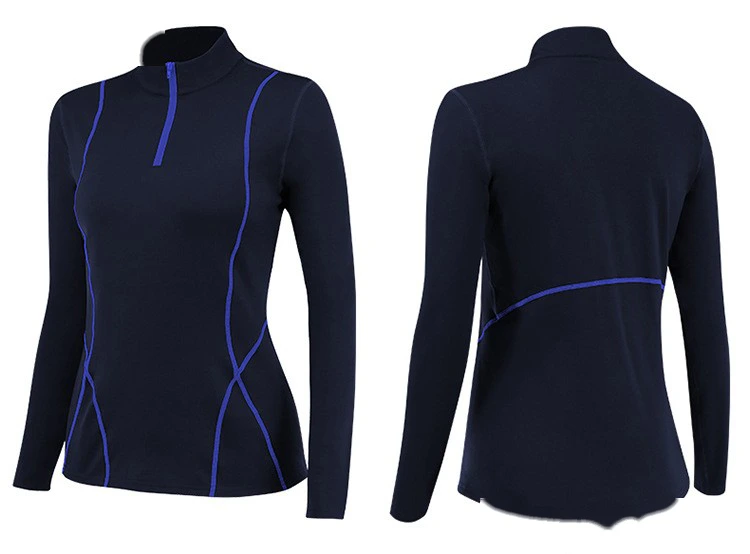 Quality Customized long-sleeved waist slimming slim running yoga fitness suit jacket Manufacturer detail