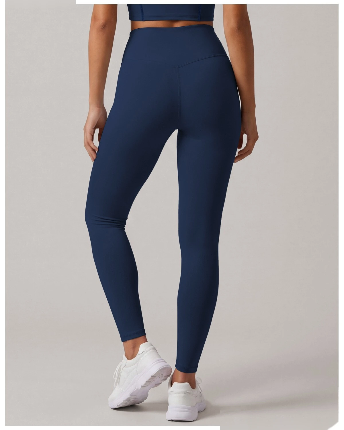 Women High Intensity Sports Outfit, Shockproof Tank Bra + High Waist Slim Training Pants Quick Dry Yoga Set detail