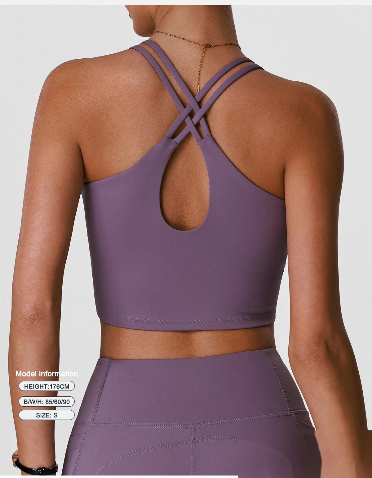 Women’s Beauty Back Shockproof Sports Bra with Pads Custom Fitness Gym Workout Running Underwear detail