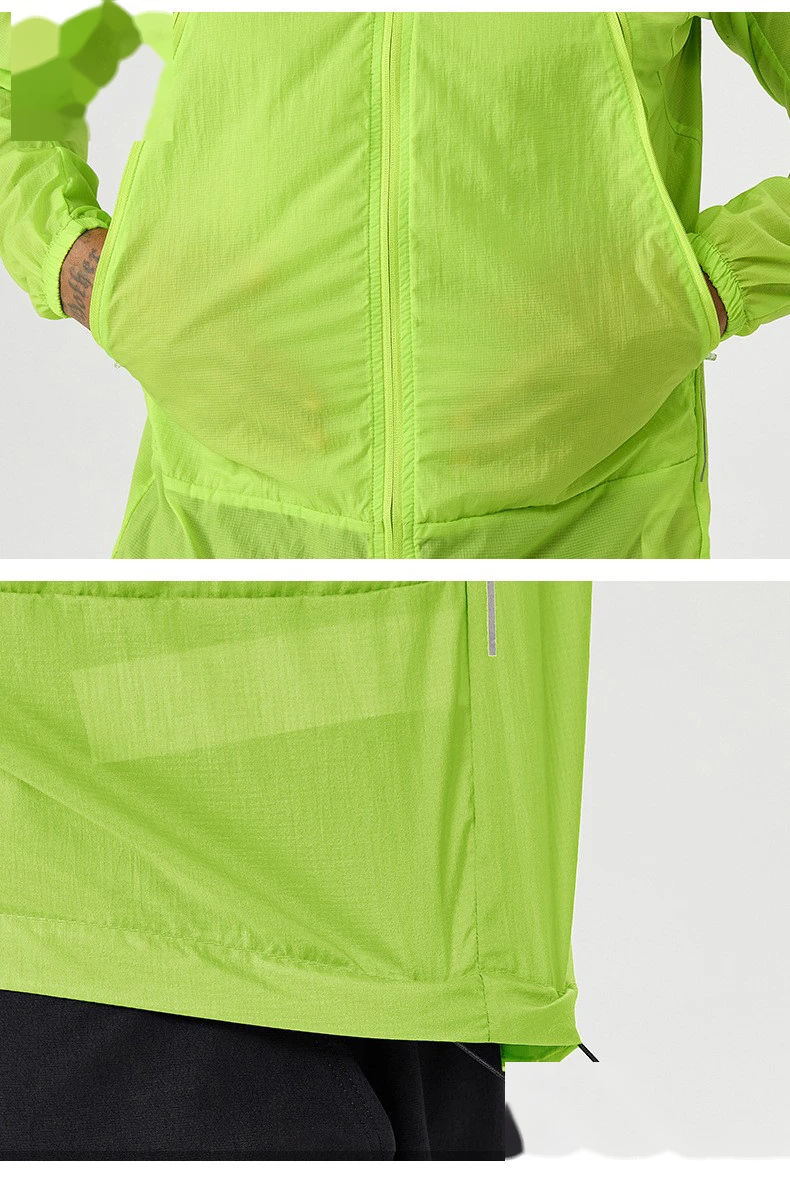 Customizable Men's UV Protection Jacket | Light & Breathable, Quick-Dry, Ideal for Outdoor Sports detail