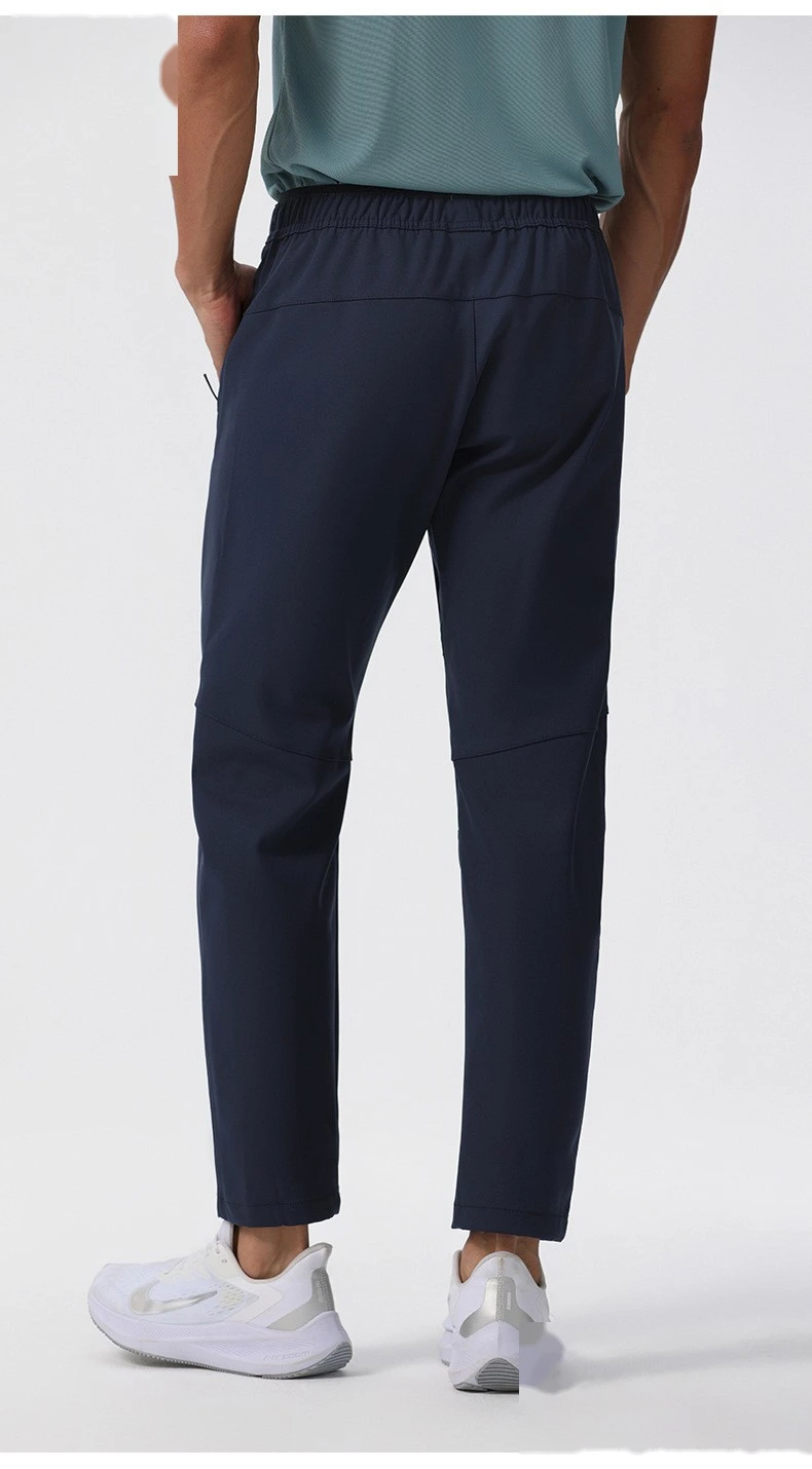 Customized outdoor quick-drying pants waterproof and windproof men's casual running pants detail