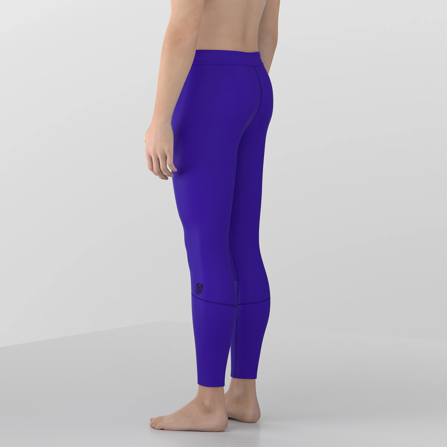 Mens compression pants athletic base layer tights mesh leggings detail