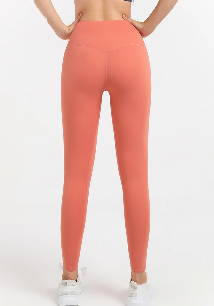 Womens high waisted leggings tummy control slimming yoga pants detail