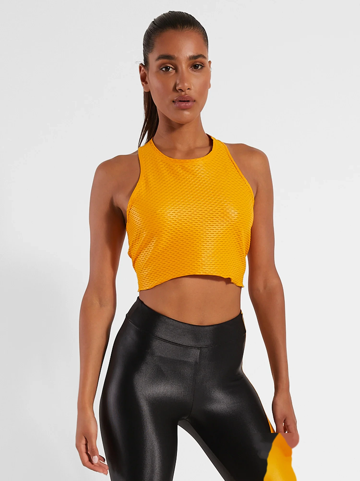 Fashion sports smock sleeveless vest comfortable mesh sports T-shirt detail