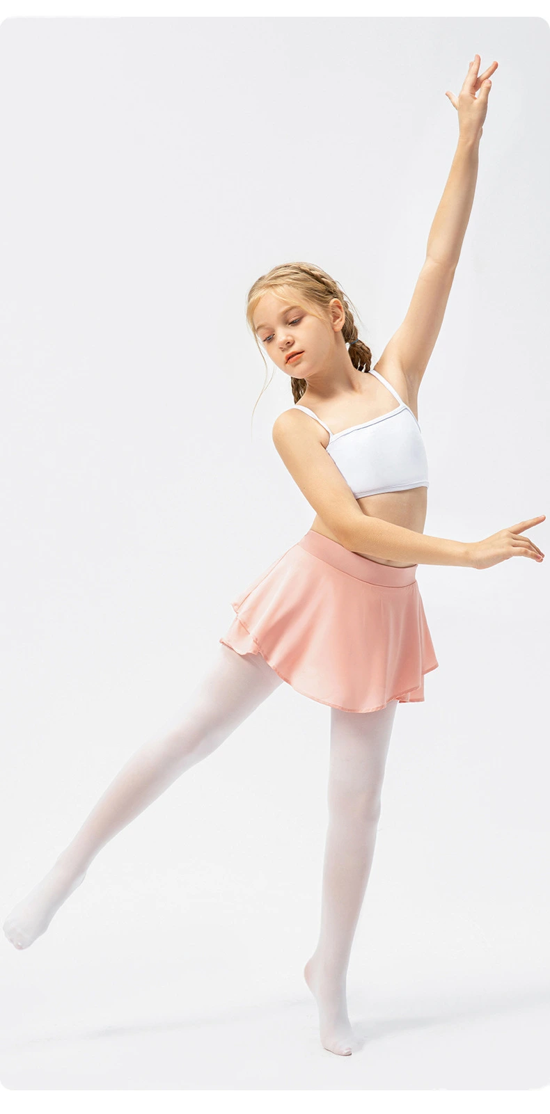 Girls tennis skirt with pockets high waisted athletic golf skort detail