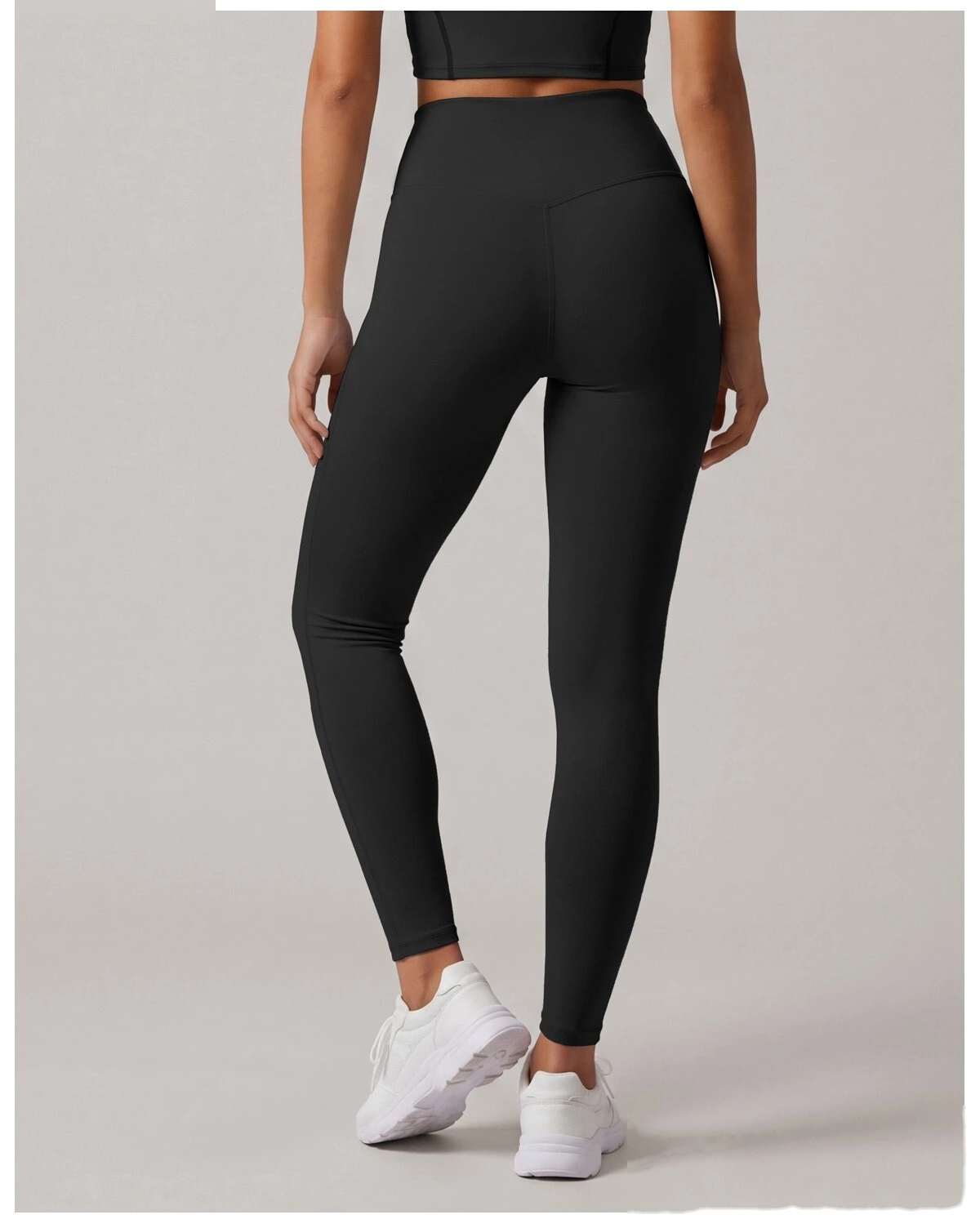 Women High Intensity Sports Outfit, Shockproof Tank Bra + High Waist Slim Training Pants Quick Dry Yoga Set detail