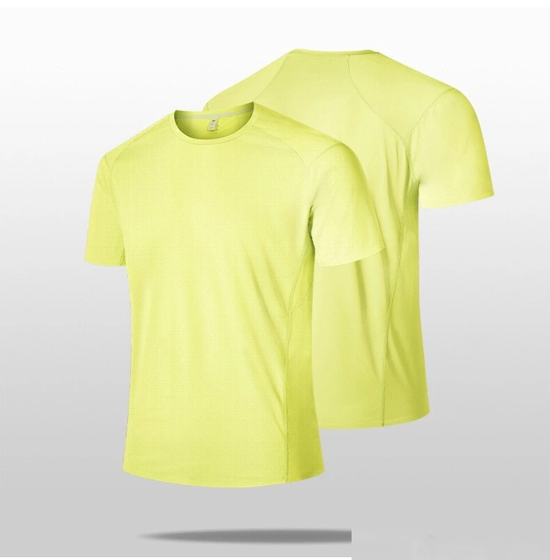 Custom Men’s Cool Feeling Lightweight Short Sleeve T-Shirt Loose Fit Breathable Quick Dry Sports Top detail