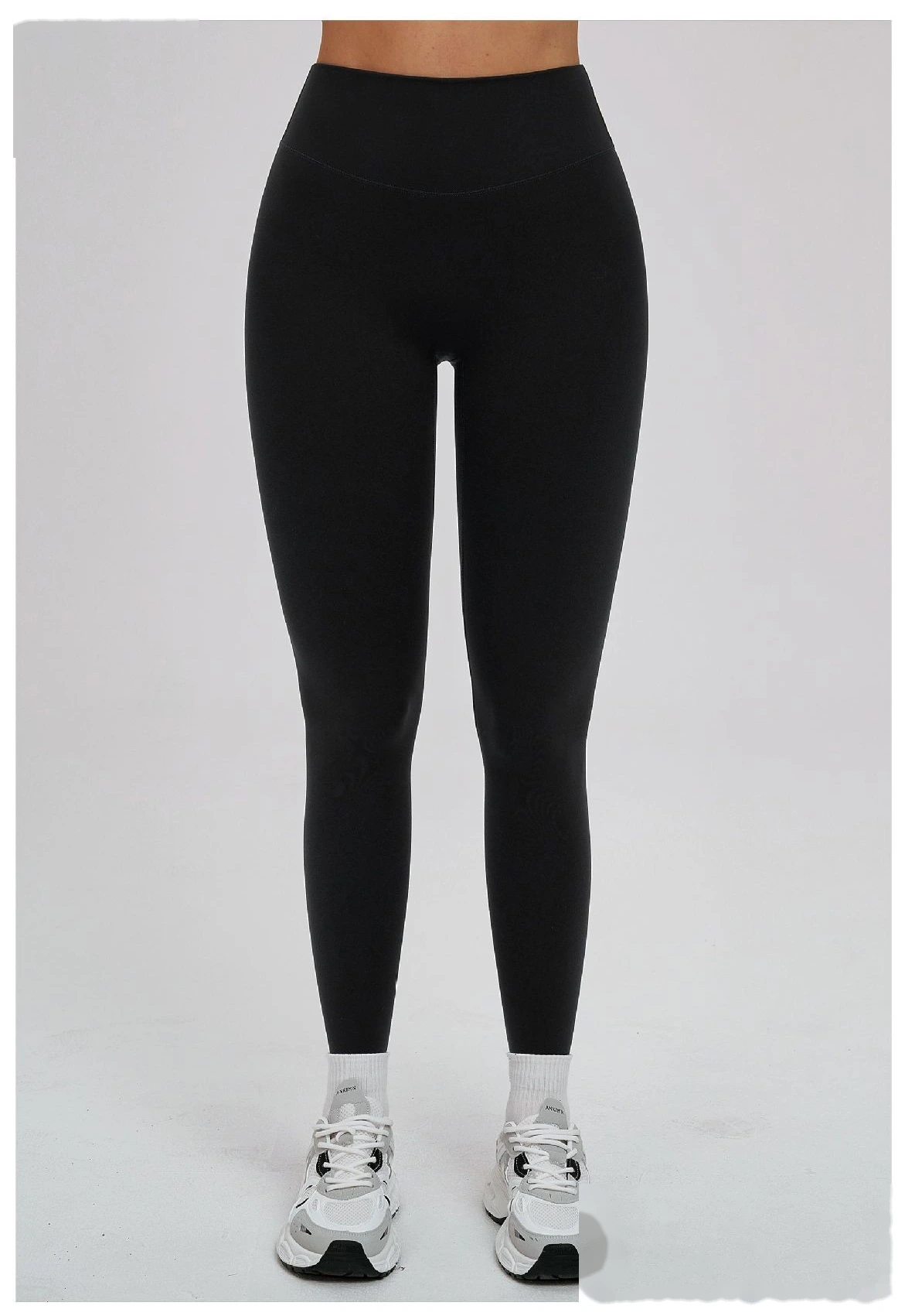 Custom High Waisted Yoga Pants No Camel Toe Tight Butt Lifting Sports Leggings for Outdoor Workout detail